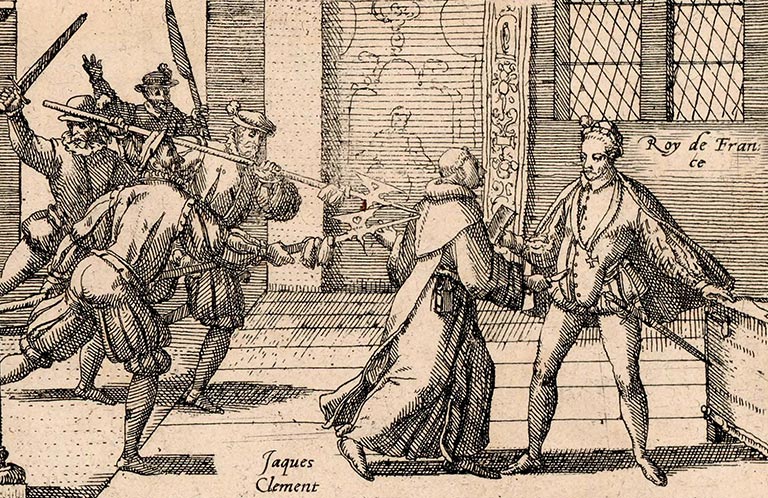 Assassinat Henri III par le moine Jacques Clément