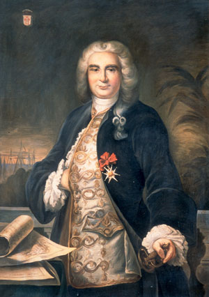 Portrait Bertrand François Mahe de la Bourdonnais