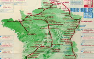 Carte du Tour de France 1967